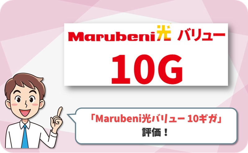 Marubeni光バリュー 10ギガ レビュー