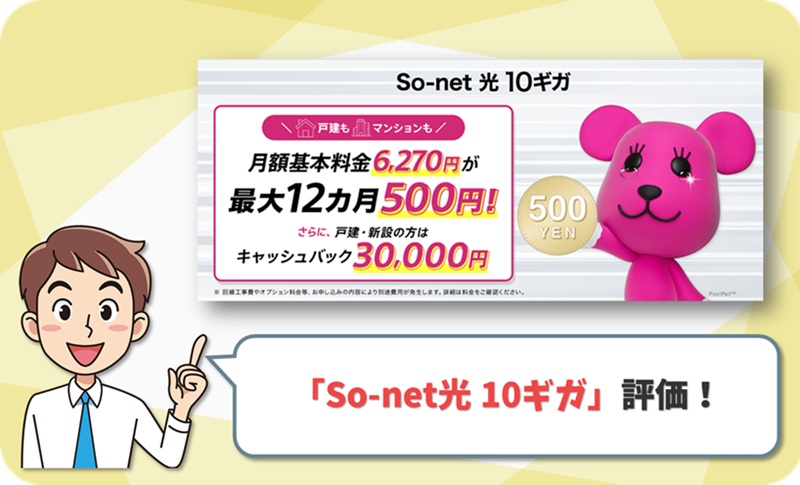 So-net光 10ギガ レビュー