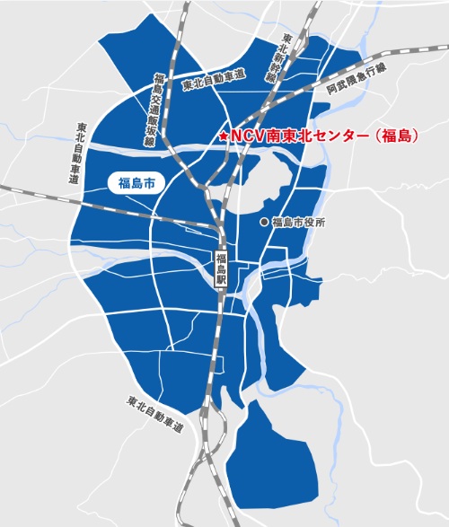 南東北センター（福島）【NCV光 10ギガ (かいてき光 10G) 提供エリア】